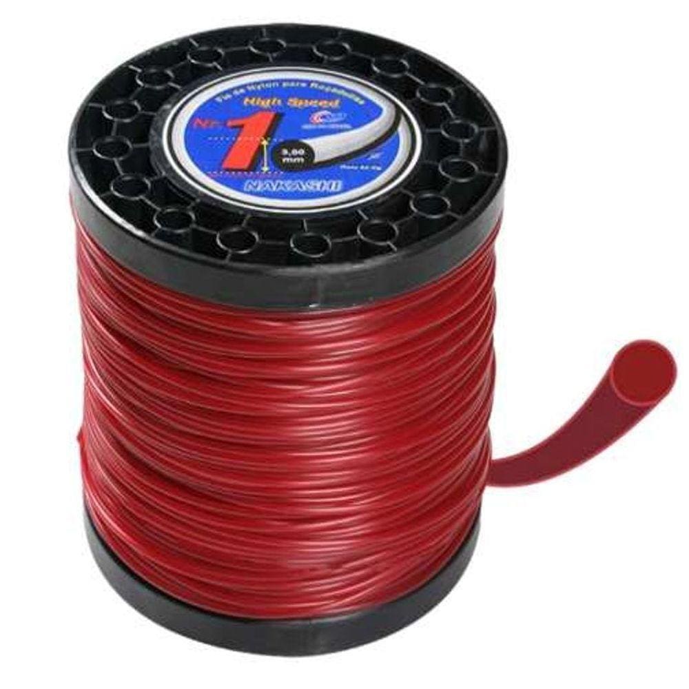 Bobina Fio Nylon Roçadeira Redondo 2,5 Mm X 170 M 1kg