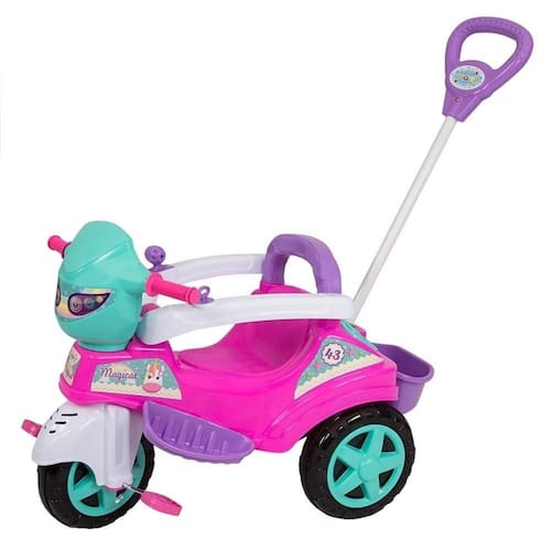 imagem-Triciclo Passeio e Pedal Baby City Menina Maral - Motoquinha