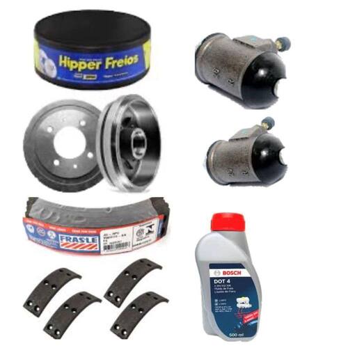 Kit Revisao Freios TRaseiro Gol Gv Ar0 14 Tambor Cilindro