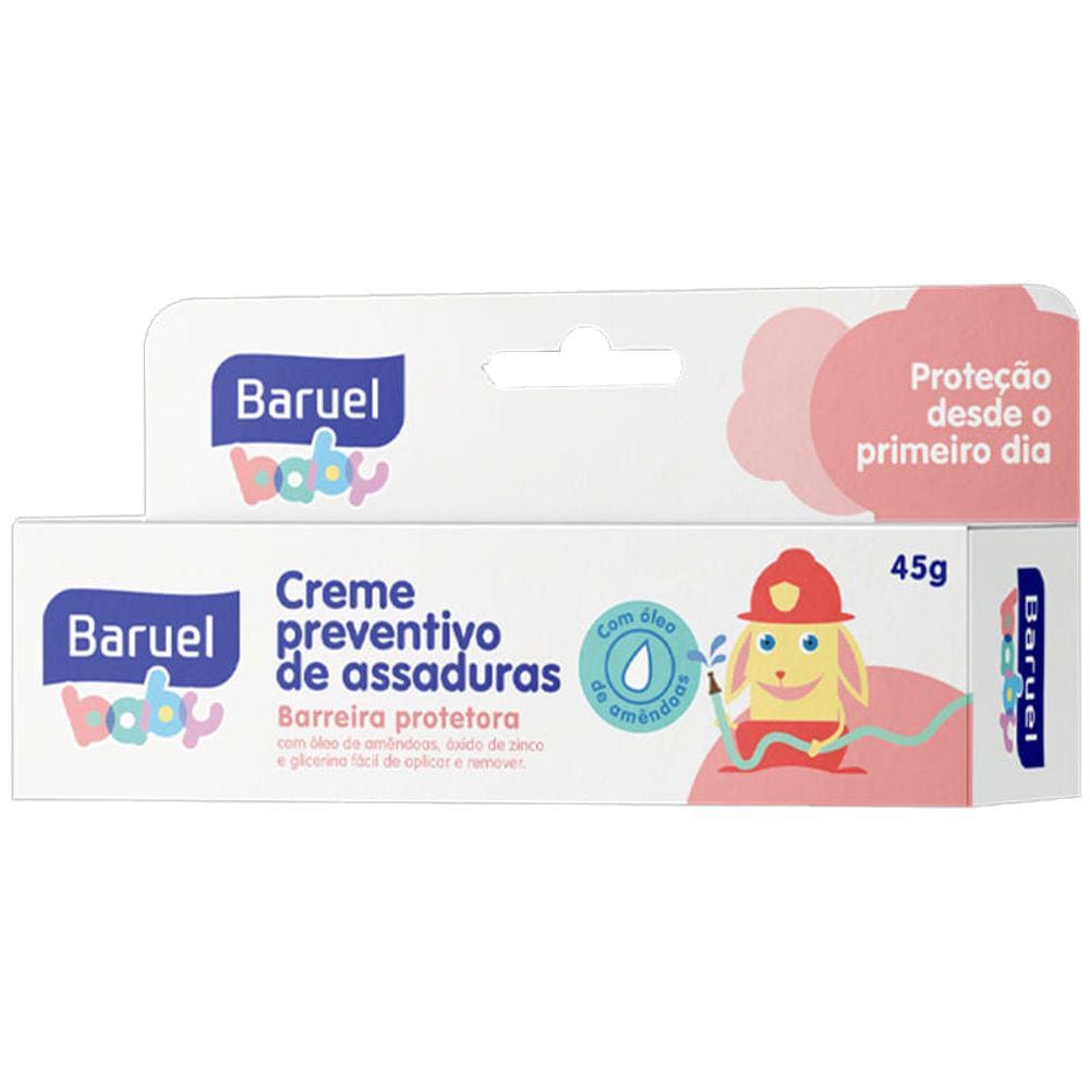 Pomada Para Assadura Baruel Baby Amêndoas 45g
