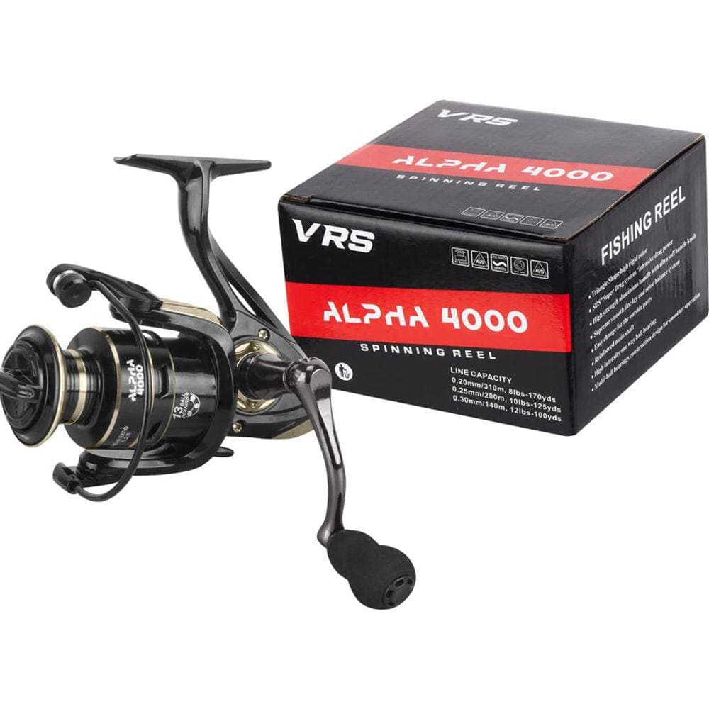 Molinete Pesca Alpha 4000 13 Rolamentos VRS Fishing