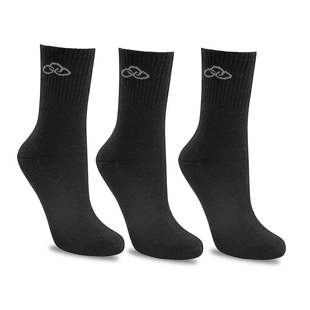 Kit 3 Pares Meia Olympikus Algodão OIMSA81922 Conforto Macio