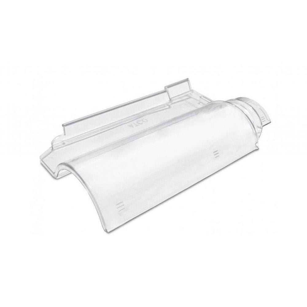 Telha Plástica Americana Transparente Prismalux - Cx 10 Unid