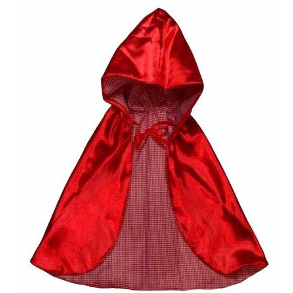 Fantasia Rainha Vampira Infantil Vestido C/ Capa Dupla-face