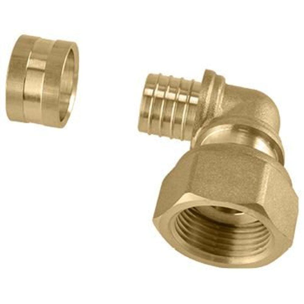 Cotovelo Fêmea Rosca Móvel 20X1/2" Pex, Emmeti