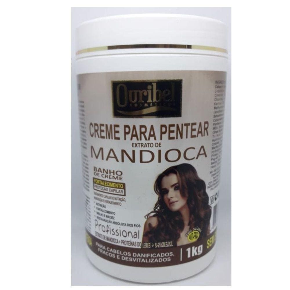 Creme Para Pentear Extrato De Mandioca 1Kg Ouribel