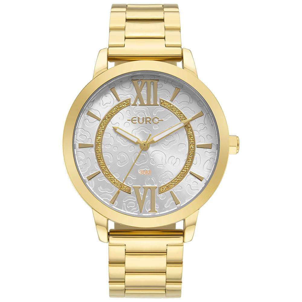 Relógio Euro Feminino Glitz Dourado EU2036YRL/4D