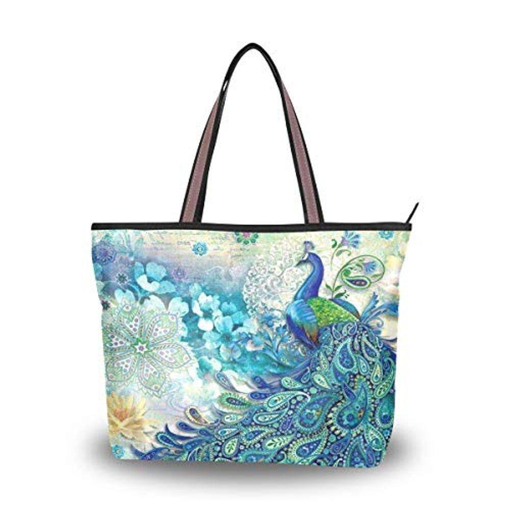 large shopping bolsa with zip