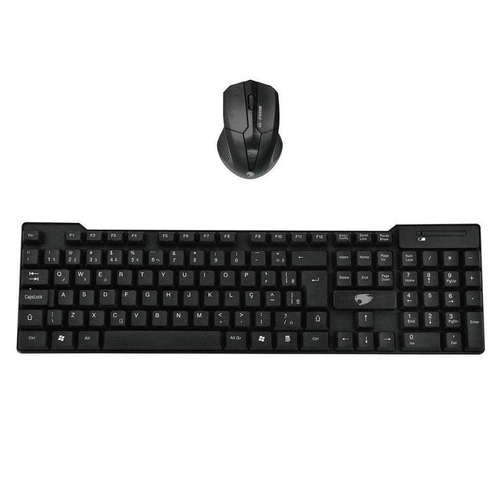 Kit Teclado E Mouse Sem Fio Wireless