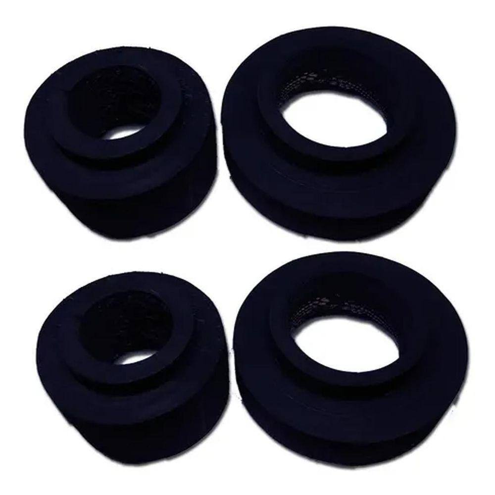 Kit Calço De Mola Dianteiro 3Cm E Traseiro 4 Cm Do Honda Fit