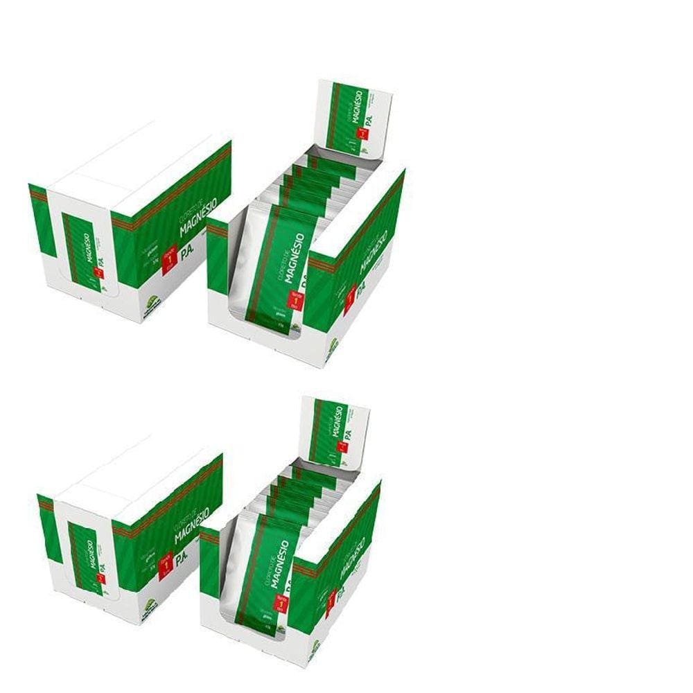 Kit 2 Cloreto De Magnésio P.A 33G 20 Sachês