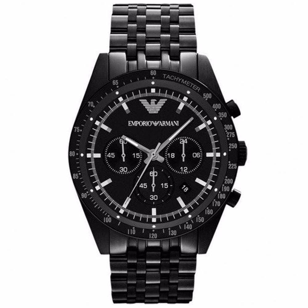 Relógio Masculino Ar 5989 Black Empório Armani