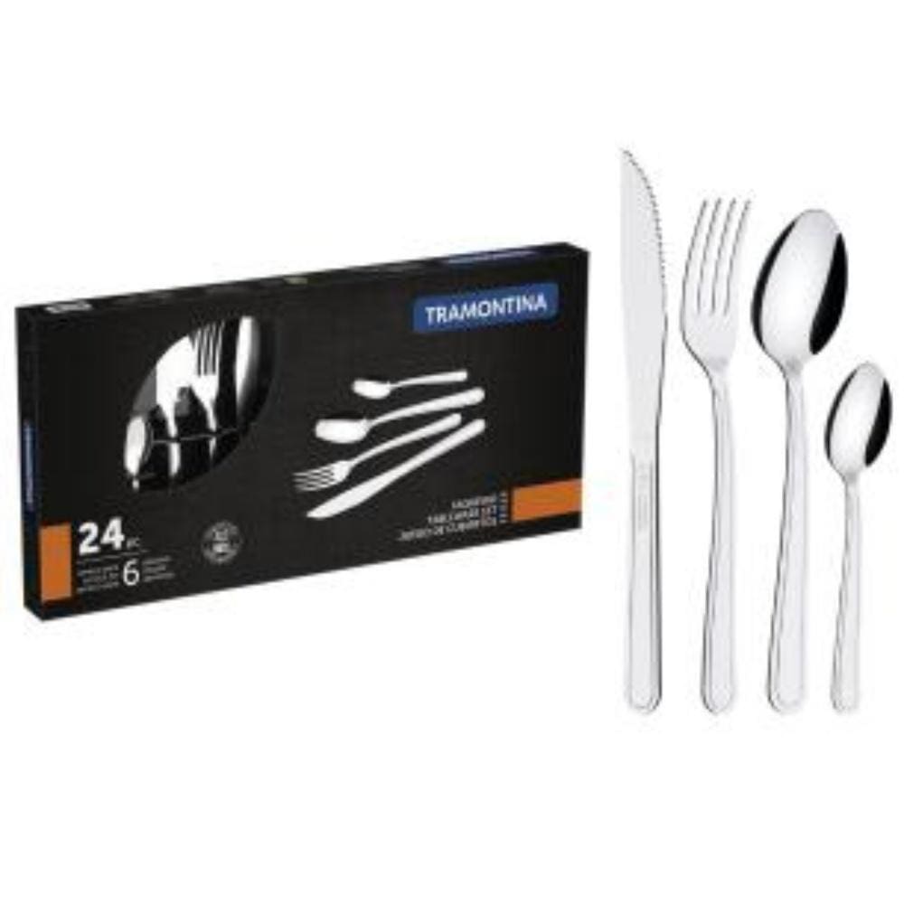 Faqueiro Inox 24 Peças Buzios 23799071 Tramontina