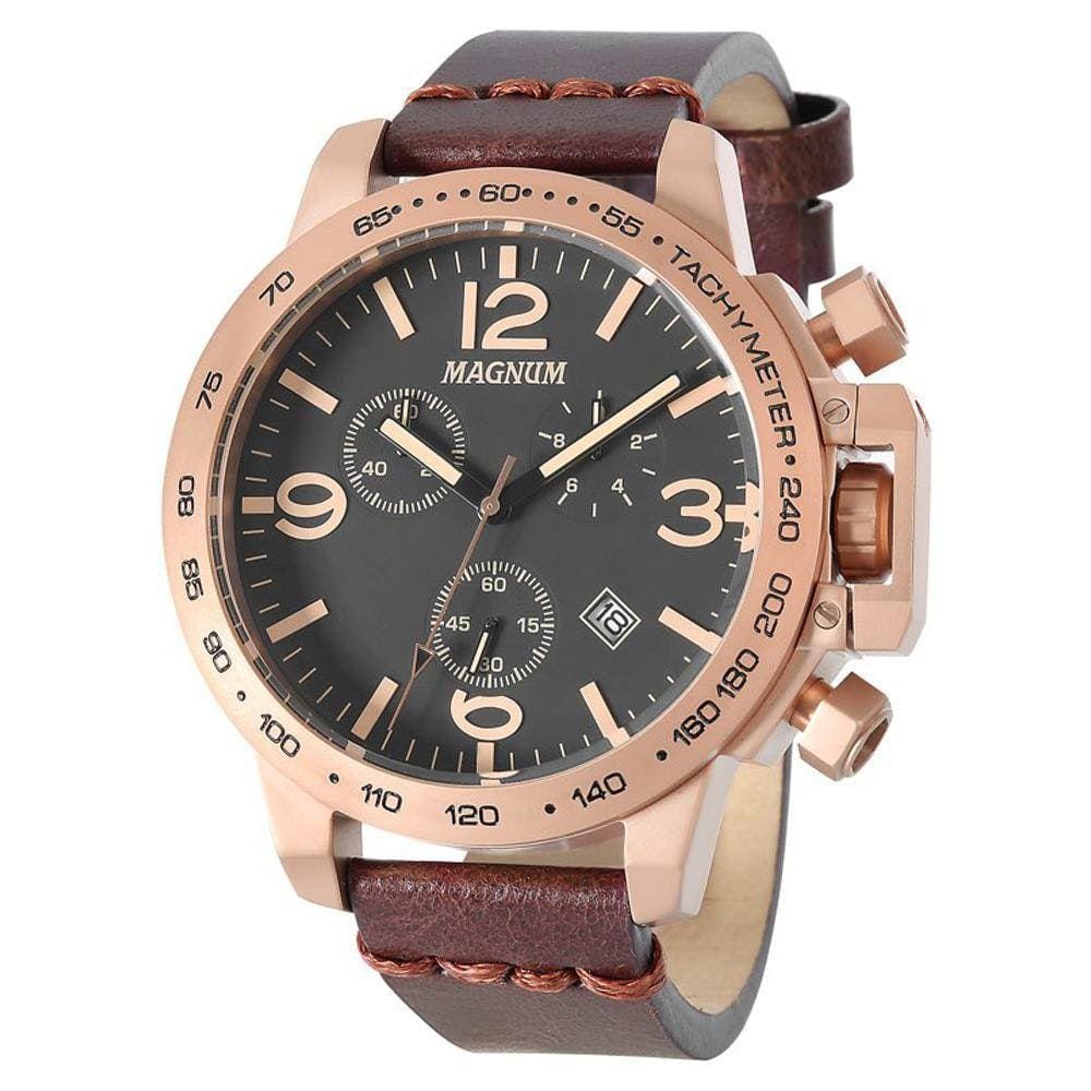 Relógio Magnum Analógico Marrom Masculino MA34147U
