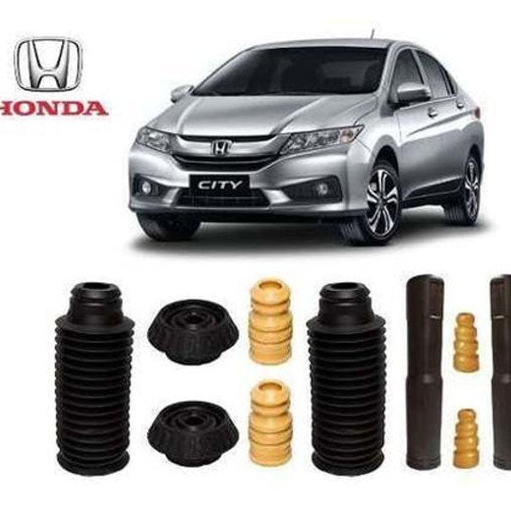 4 Kit Amortecedor Suspensão Dianteira Traseira Honda City 2009 2010 2011