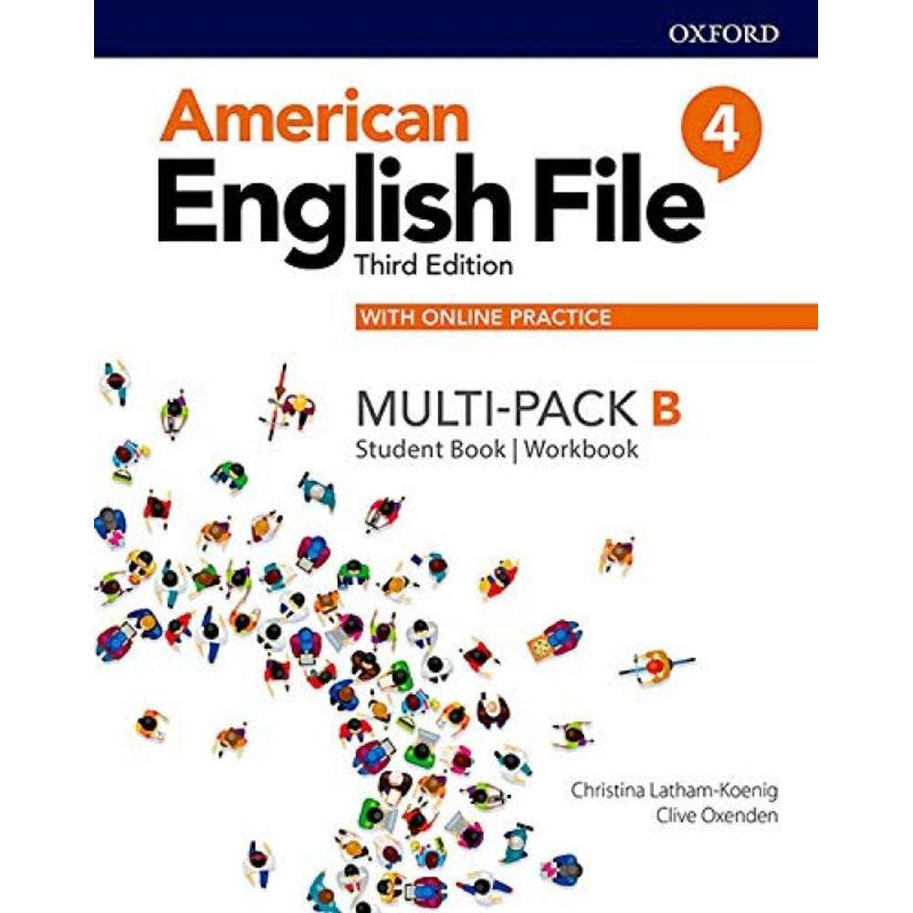 American English File 4 Sb/Wb Multi-Pack B With On