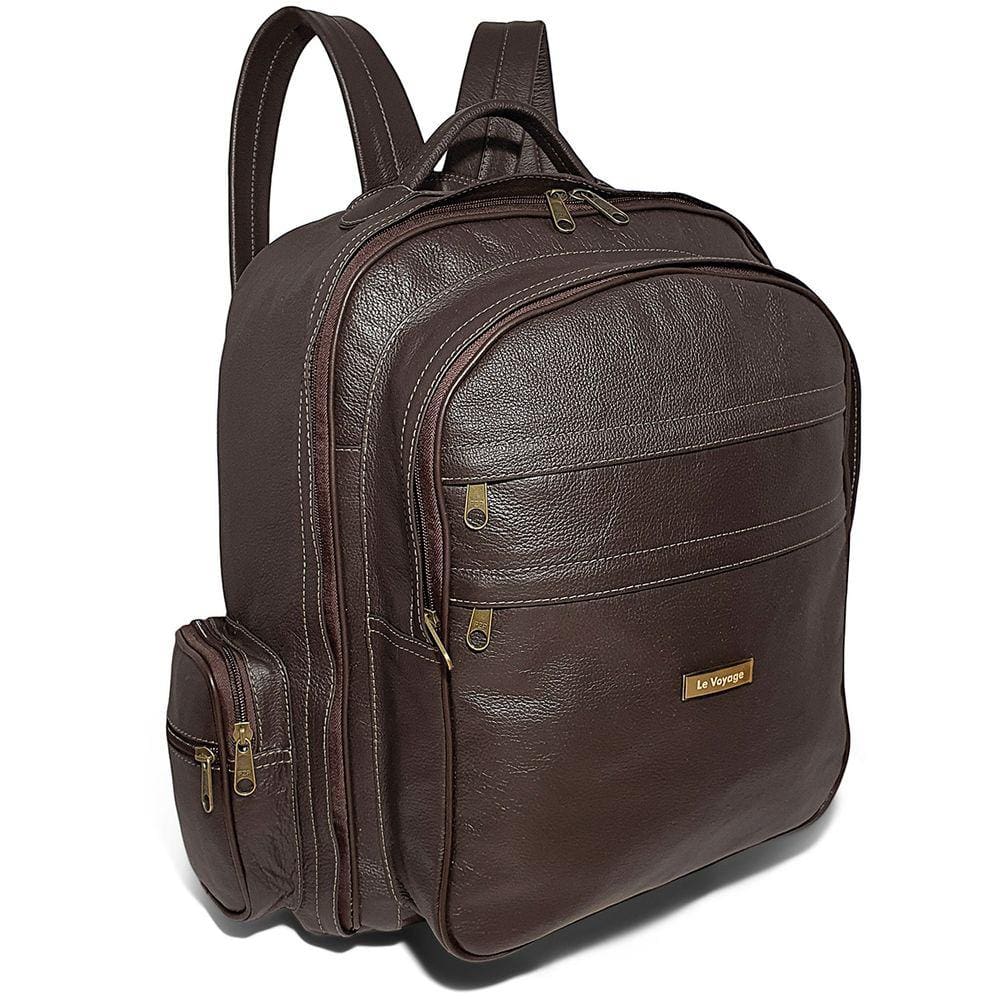 Mochila De Couro Masculina Para Viagem Tamanho Extra Grande - Le Voyage