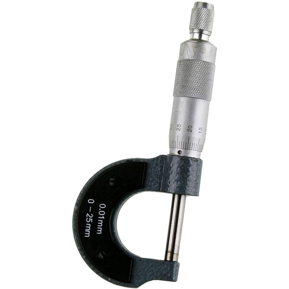 Micrômetro Mecanico Externo 0 a 25mm leitura 0,01mm estojo - Starfer