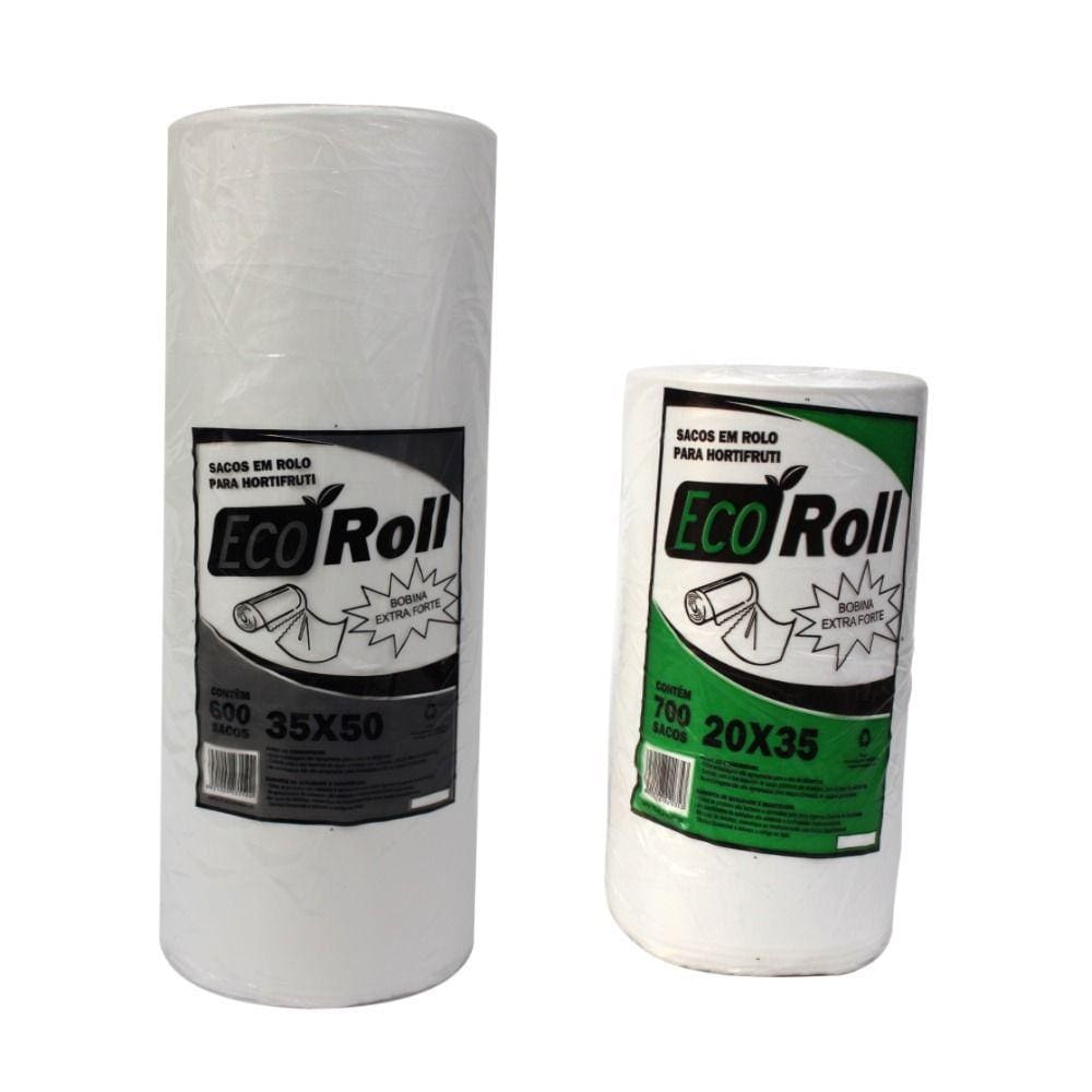 Kit 4,6Kg Bobina Saco Picotada Misto 20x35 e 35x50 2 Bb