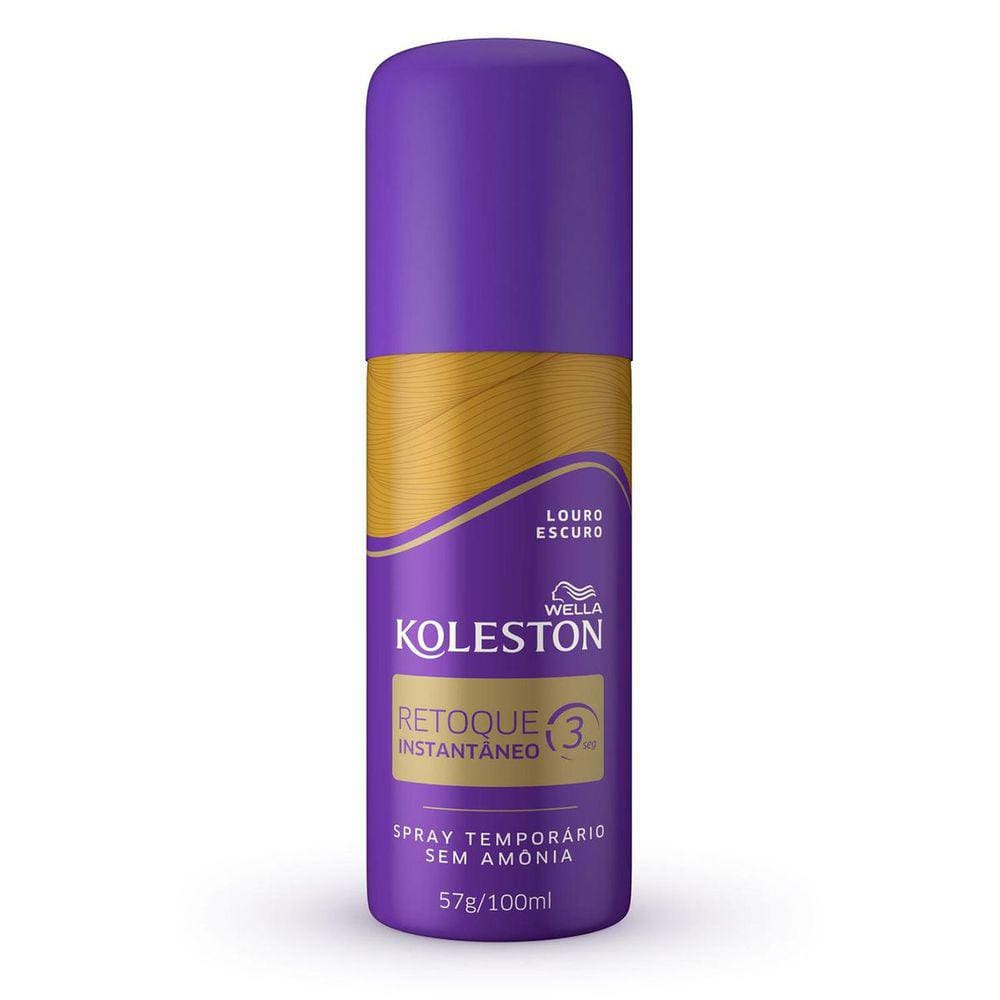 Retoque Instântaneo Spray Koleston Louro Escuro com 100ml