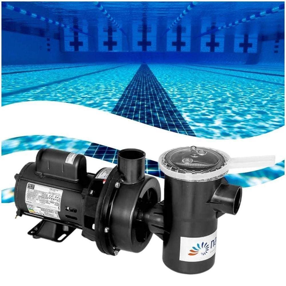 Motobomba Nbfc-3M 3/4Cv Centrífuga Para Piscina, Banheiras, Spas E Cascatas 110/220V 60Hz - Nautilus