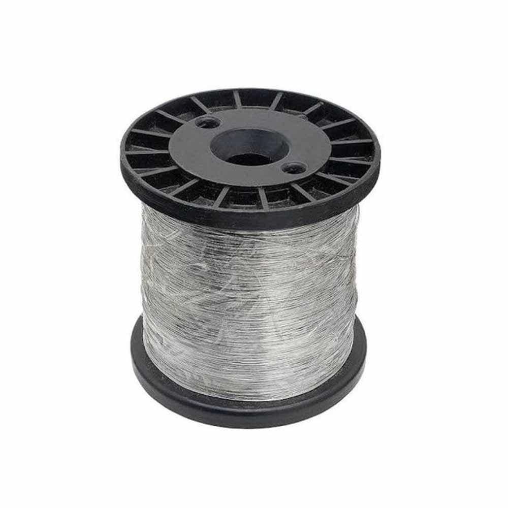 Cabo De Aço Revestido Em Nylon P/ Pesca 25Lb 500M