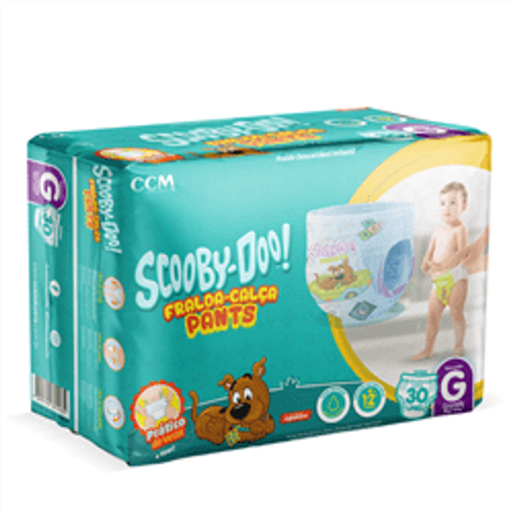 Fralda Infantil Calça Scooby Doo Jumbo G/30