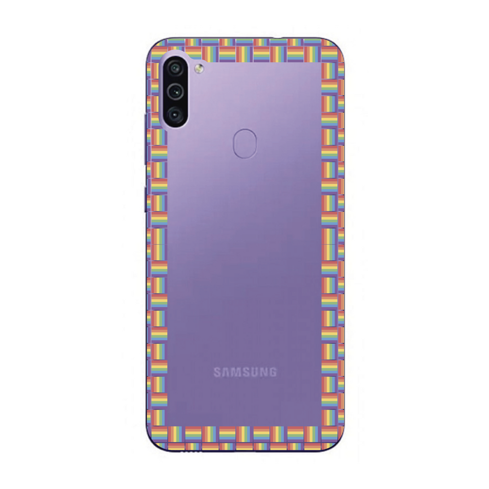 Capa Case Capinha Samsung Galaxy M11 Arco Iris Moldura