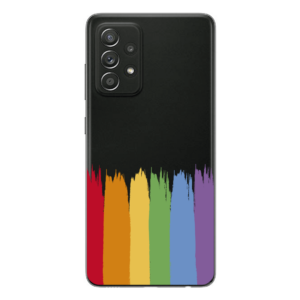 Capa Case Capinha Samsung Galaxy A52 Arco Iris Pinceladas
