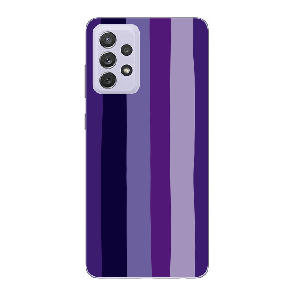 Capa Case Capinha Samsung Galaxy A72 Arco Iris Roxo