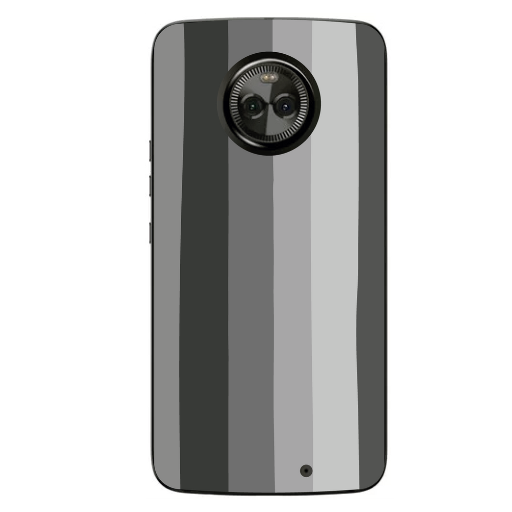 Capa Case Capinha Motorola Moto X4 Arco Iris Cinza