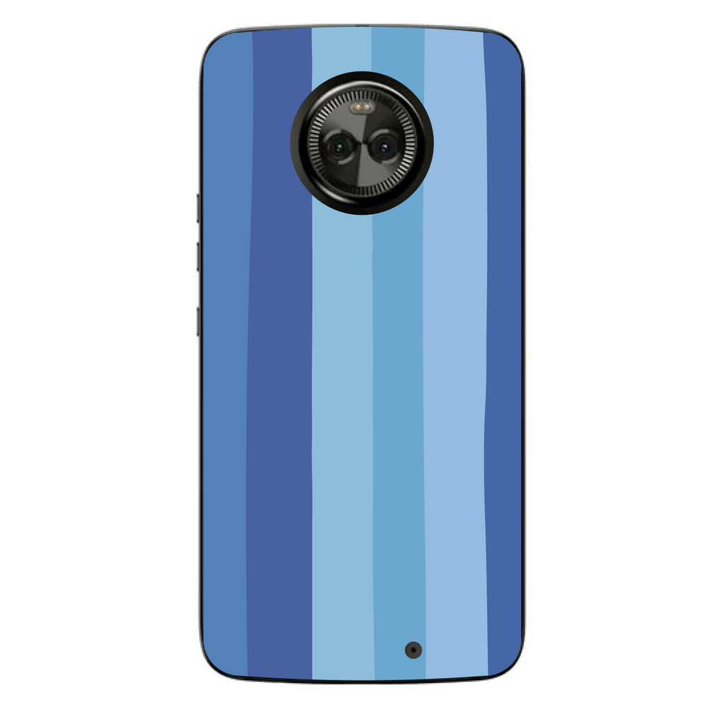 Capa Case Capinha Motorola Moto X4 Arco Iris Azul