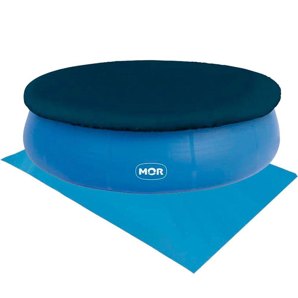 Jogo Capa + Forro de Piscina Inflável Redonda 12.000 Lts MOR
