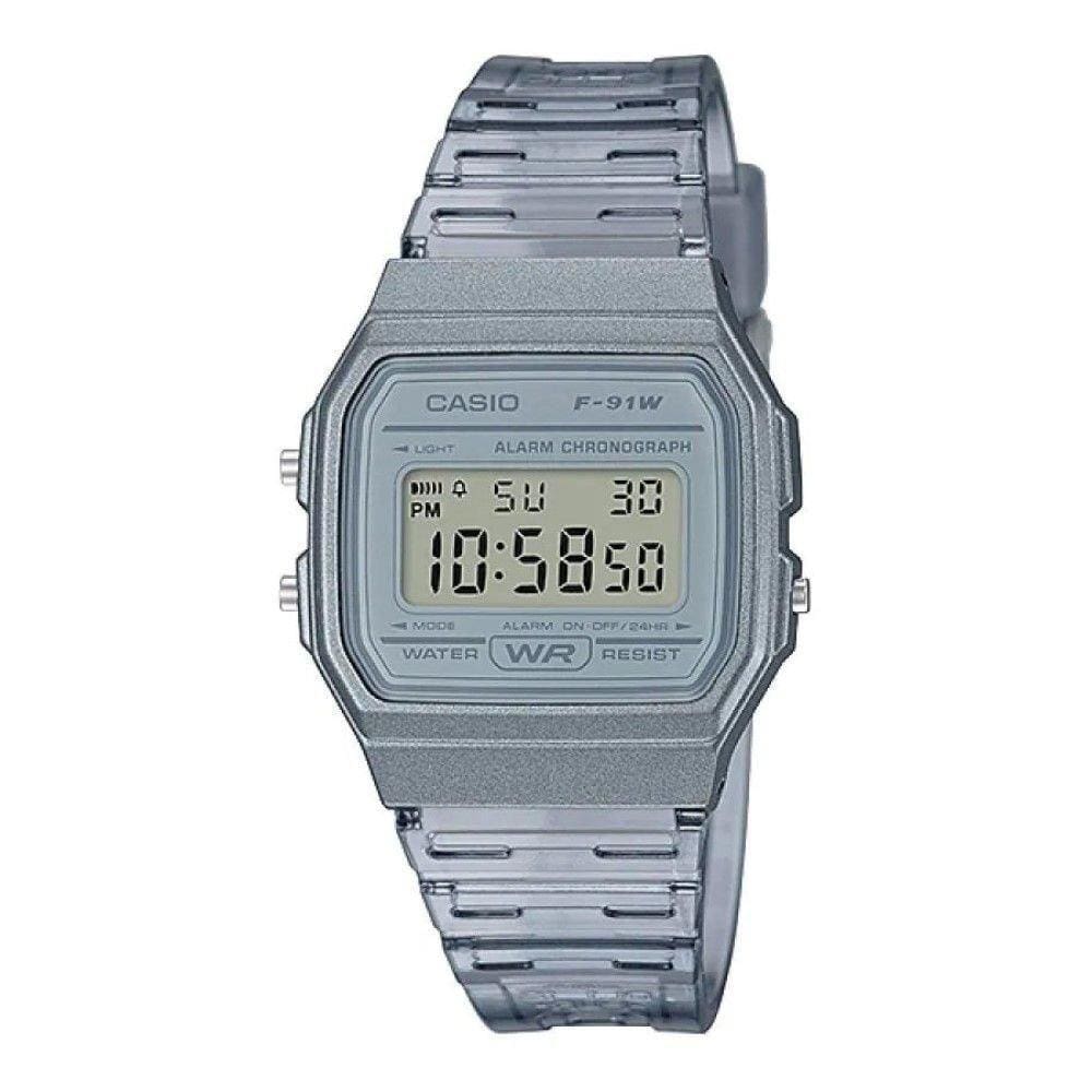 Relógio Casio Standard F-91WS-8DF Cinza