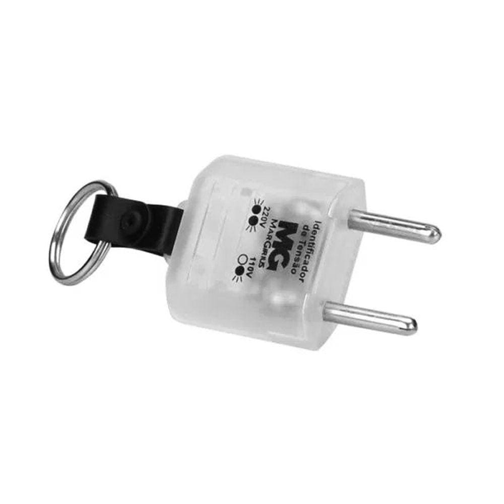 Plugue Plug Tomada Teste Identificador de Tensão Chaveiro 110v 220v Margirius