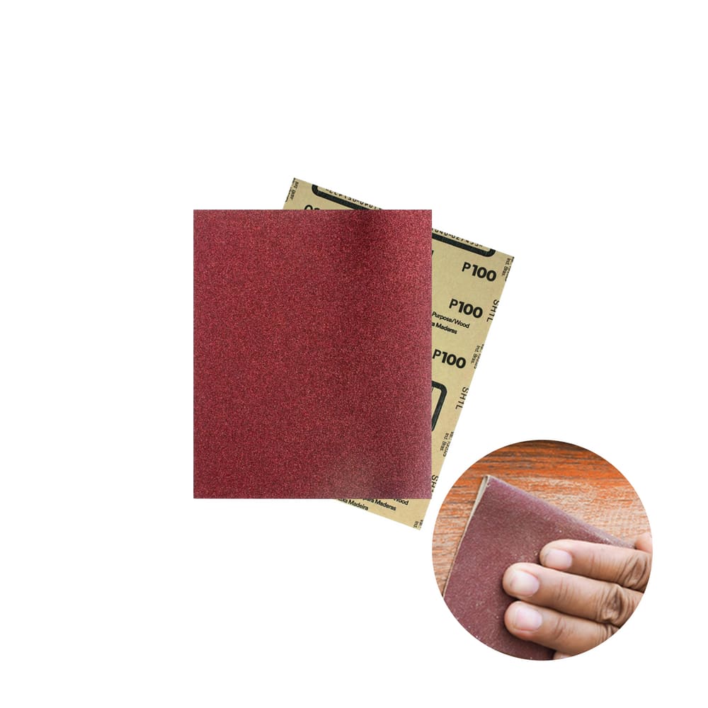 Lixa para Madeira Gramatura 100 em Folha
