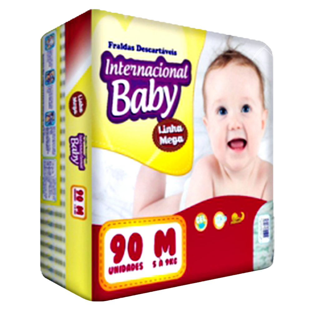Fralda Inf Internacional Baby Mega M C/90
