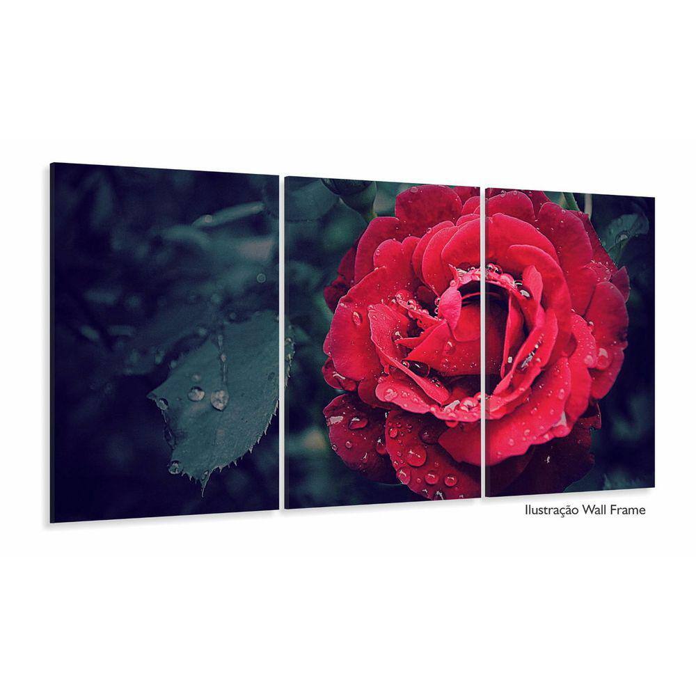 Quadros Decorativos Rosa Amarelo Botanico Sala Quarto 120x60