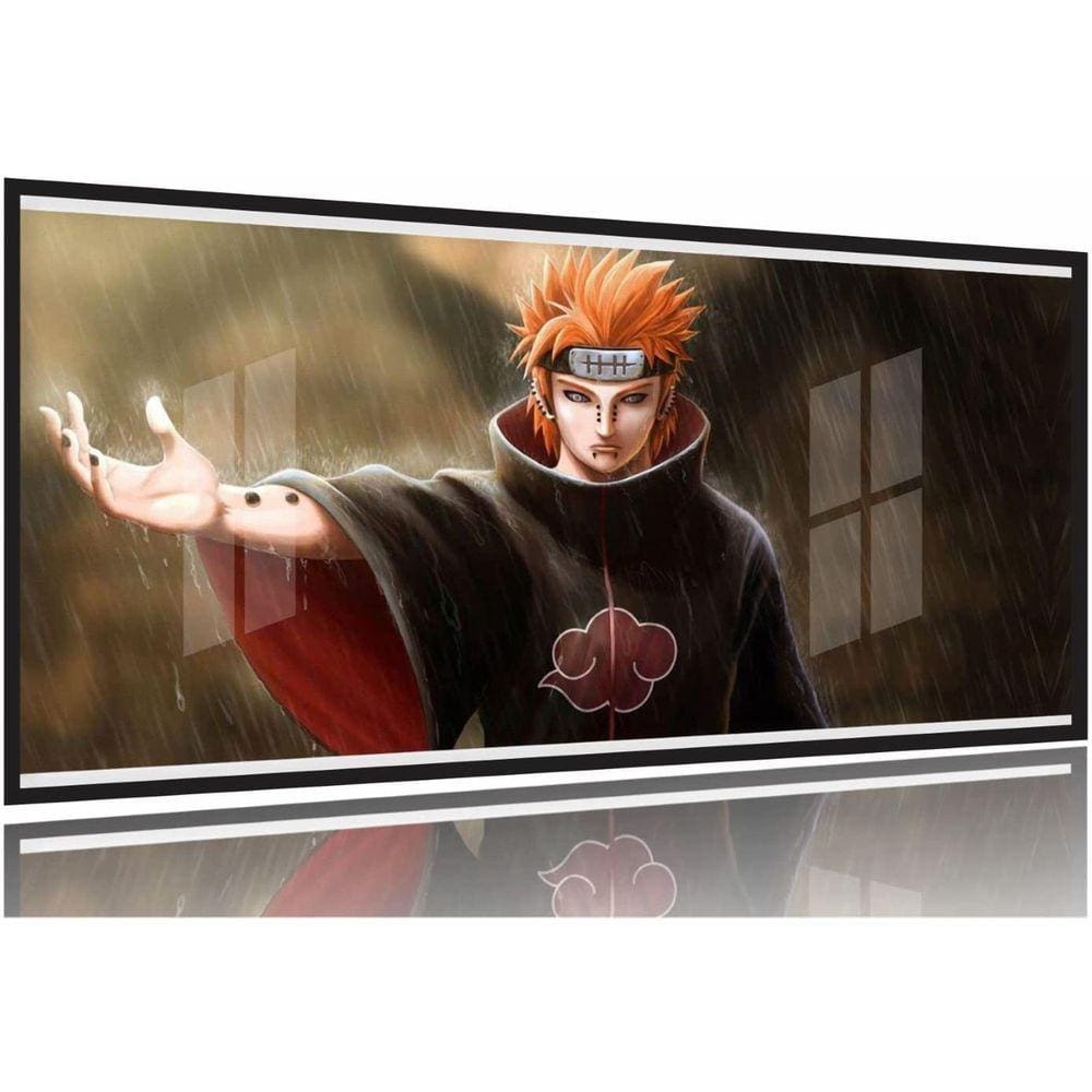 Quadro Decorativo Naruto - Pain - 130x60 Moldura Preta 2x2