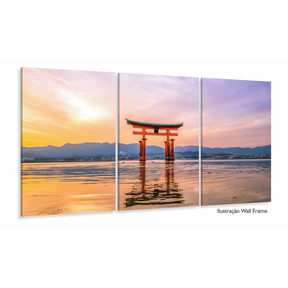 Quadro Decorativo Paisagem Oriental Portal Japão