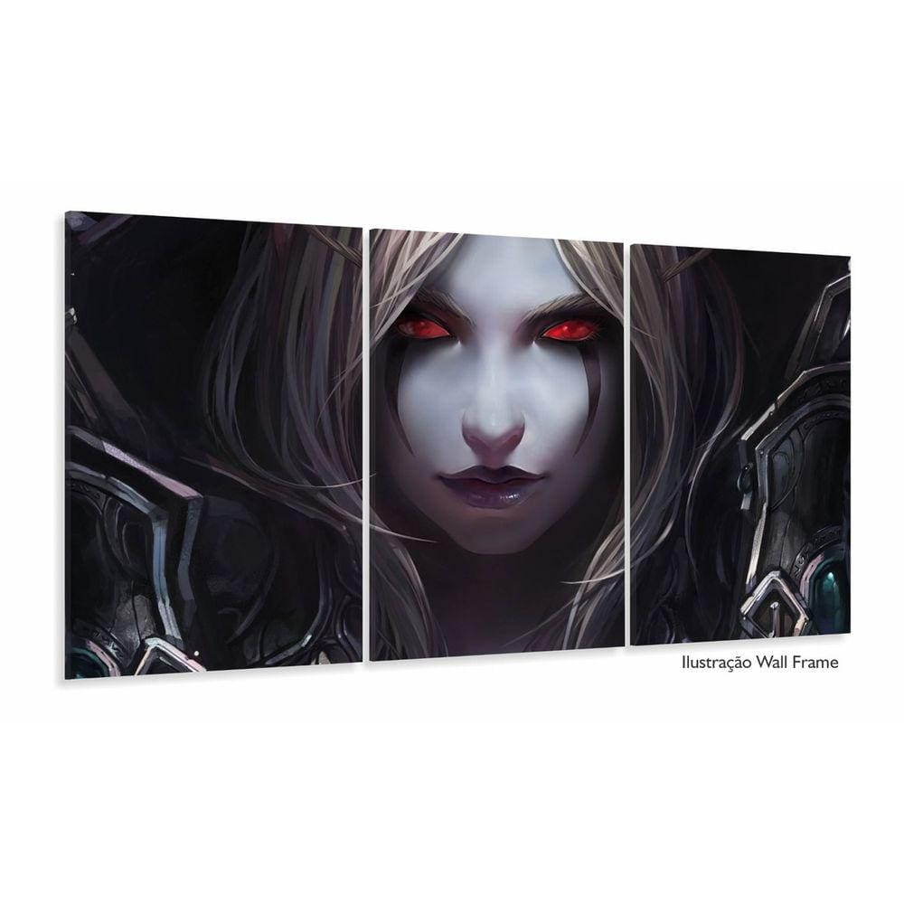 Quadro Decorativos Warcraft com 120x60 3 peças