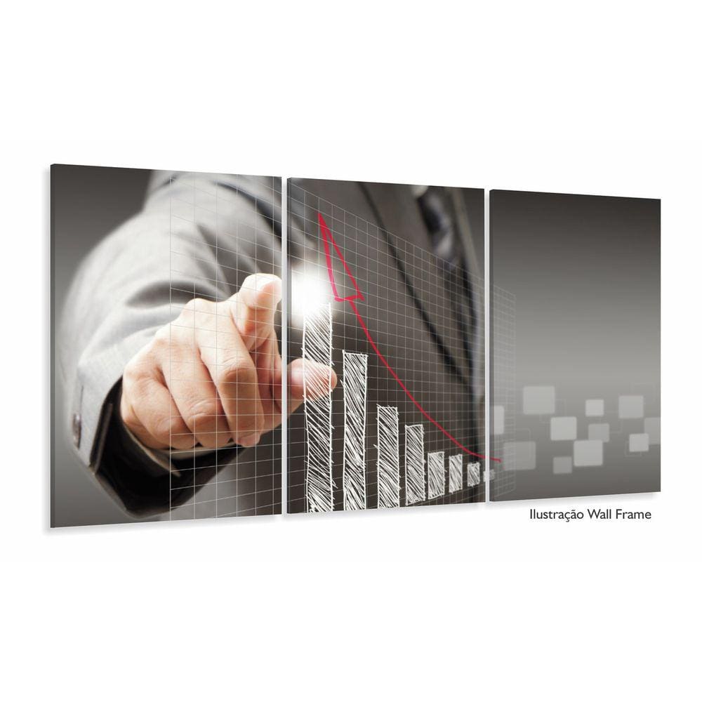 Quadro Decorativo Para Escritórios Mundo Dos Negócios m05