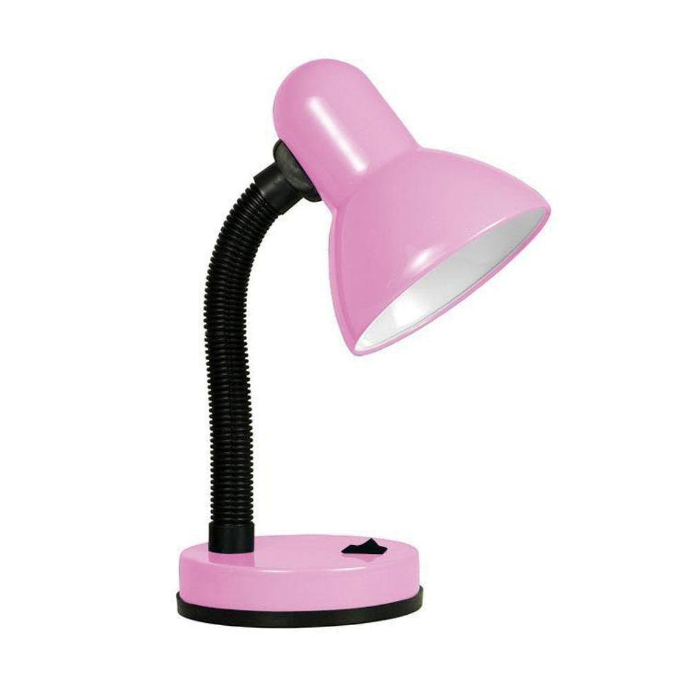 Luminária Base Flexível Dobrável Articulável Rosa Chiclete