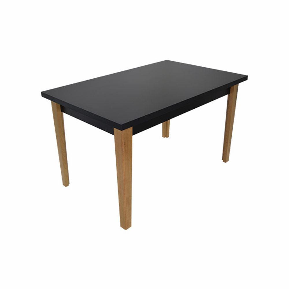Mesa de Jantar Retangular Londres Preta Ref. 040 135P VivaLigna