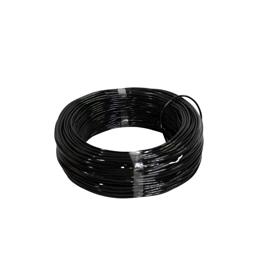 Fio Cabo Flexível 6Mm Preto- 20 Metros