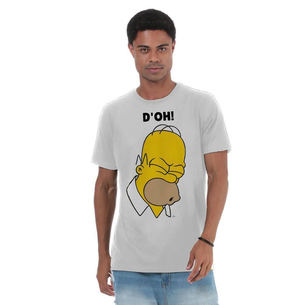 camisa de casal dos simpsons