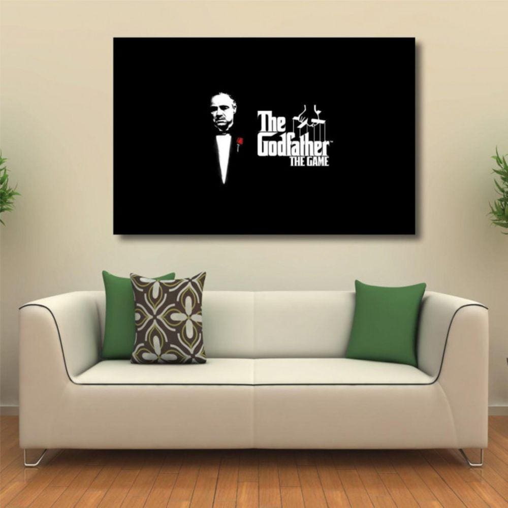 Quadro Decorativo Poderoso Chefão - Tela em Tecido