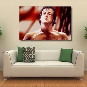 Quadro decorativo Rocky Balboa - Filmes - Tela em Tecido