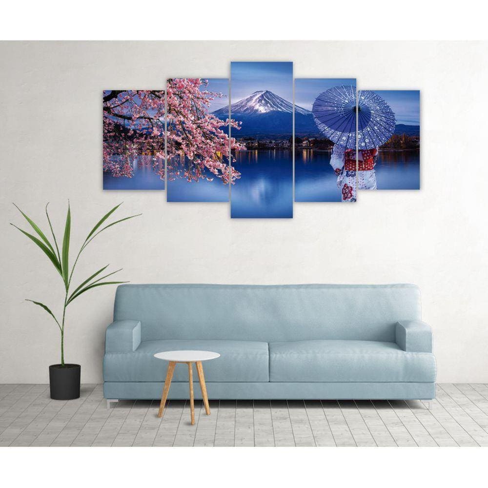 Quadro Decorativo Sala Quarto Escritório Paisagem Monte Fuji