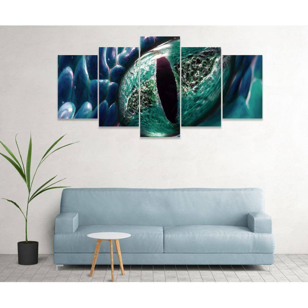 Quadro Decorativo Sala Quarto Escritório Olho de Dragão